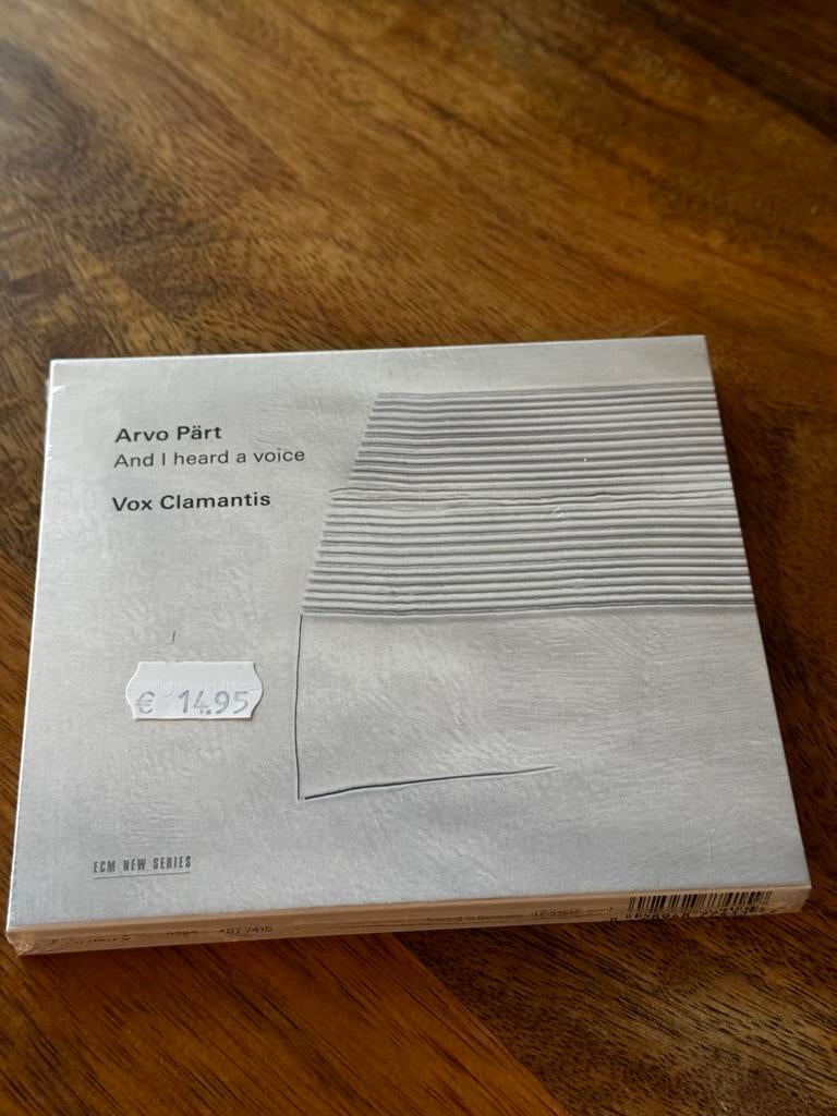 Arvo Pärt/ Vox Clamantis. ,And i heard a voice (new in seal), Ophalen of Verzenden, 1980 tot heden, Nieuw in verpakking, Jazz
