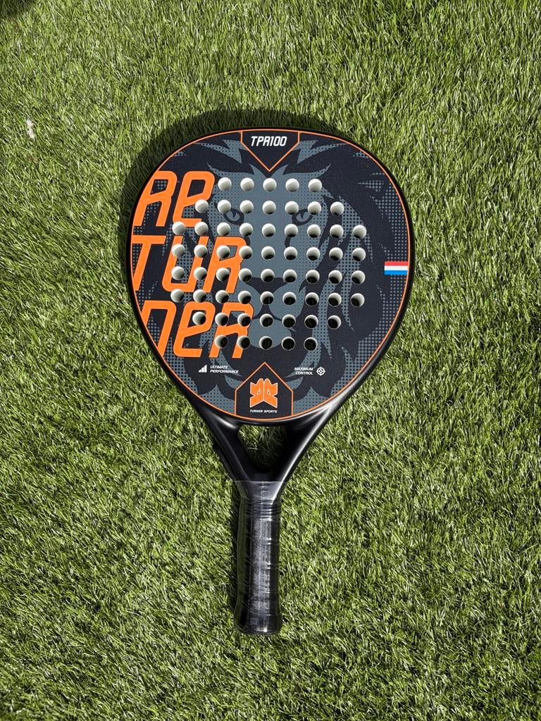 Nieuw oranje padelracket voor spin - Beginner tot gevorderd, Sport en Fitness, Padel, Ophalen of Verzenden, Nieuw, Padelracket