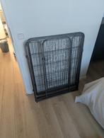 Puppyren met 8 kennelpanelen - Staal -80 x 100 cm Ø 210 cm, Ophalen, Zo goed als nieuw