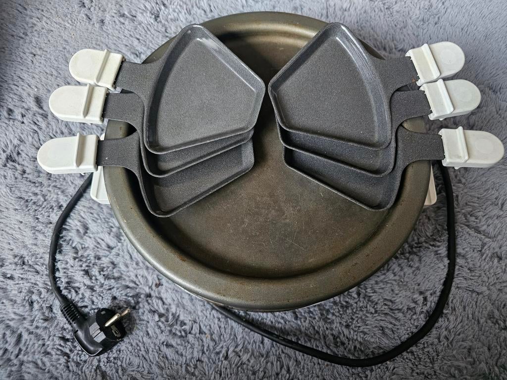 Gourmetstel met 6 pannetjes, Witgoed en Apparatuur, Gourmetstellen, Ophalen, 4 t/m 7 personen