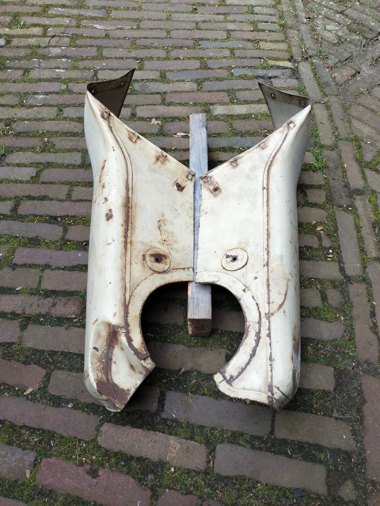 MZ 250ES  Trophy originele beenschilden, Motoren, Ophalen