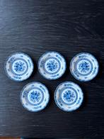 Set van 5 Blue Rose Fine China gebaksbordjes, Ophalen of Verzenden
