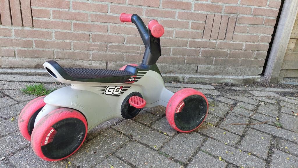 Berg Go driewieler - rood zwart, Ophalen, Gebruikt, Berg