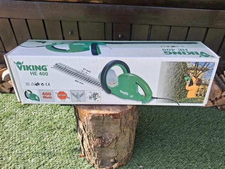 Nieuwe Viking HE 400 heggenschaar, Tuin en Terras, Heggenscharen, Nieuw, Elektrisch, Ophalen