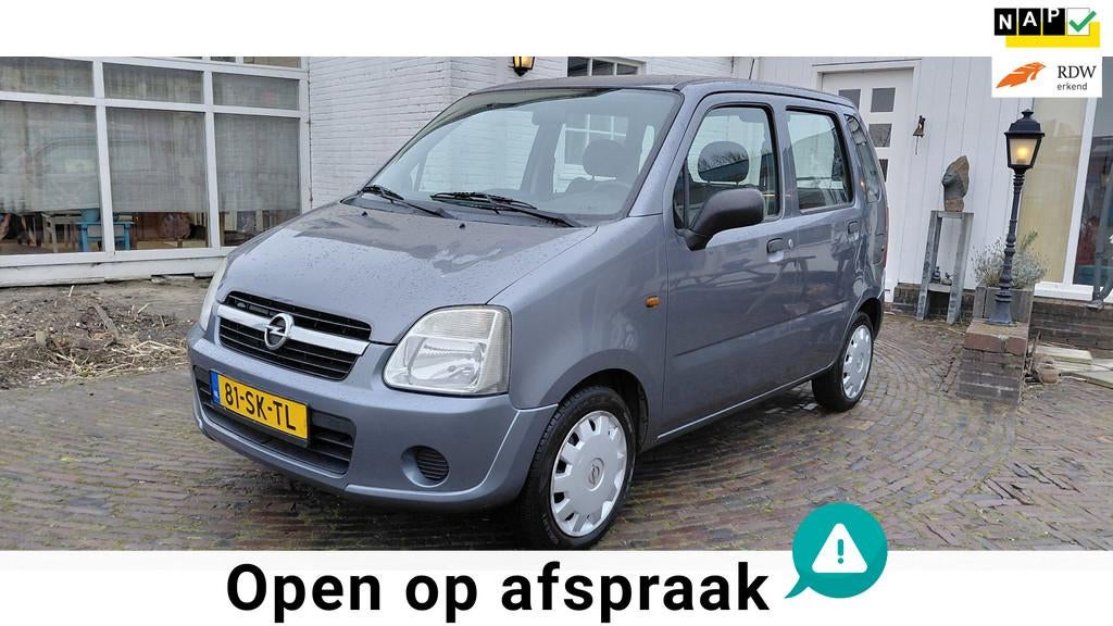 Opel Agila 1.2-16V Essentia van 2e eigenaar , APK tot 21-12-, Voorwielaandrijving, Stof, 4 cilinders, Met garantie (alle)