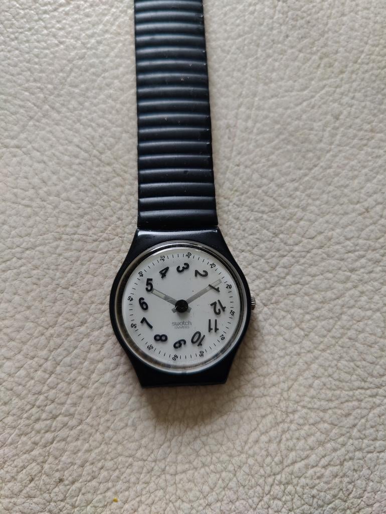 Swatch "As Time Goes By" (GX128) horloge, Sieraden, Tassen en Uiterlijk, Horloges | Dames, Ophalen of Verzenden, Gebruikt, Kunststof