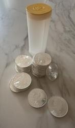 PUUR ZILVER Maple Leaf munten. 1 ounce 31.1 gram 1OZ, Postzegels en Munten, Edelmetalen en Baren, Ophalen of Verzenden, Zilver