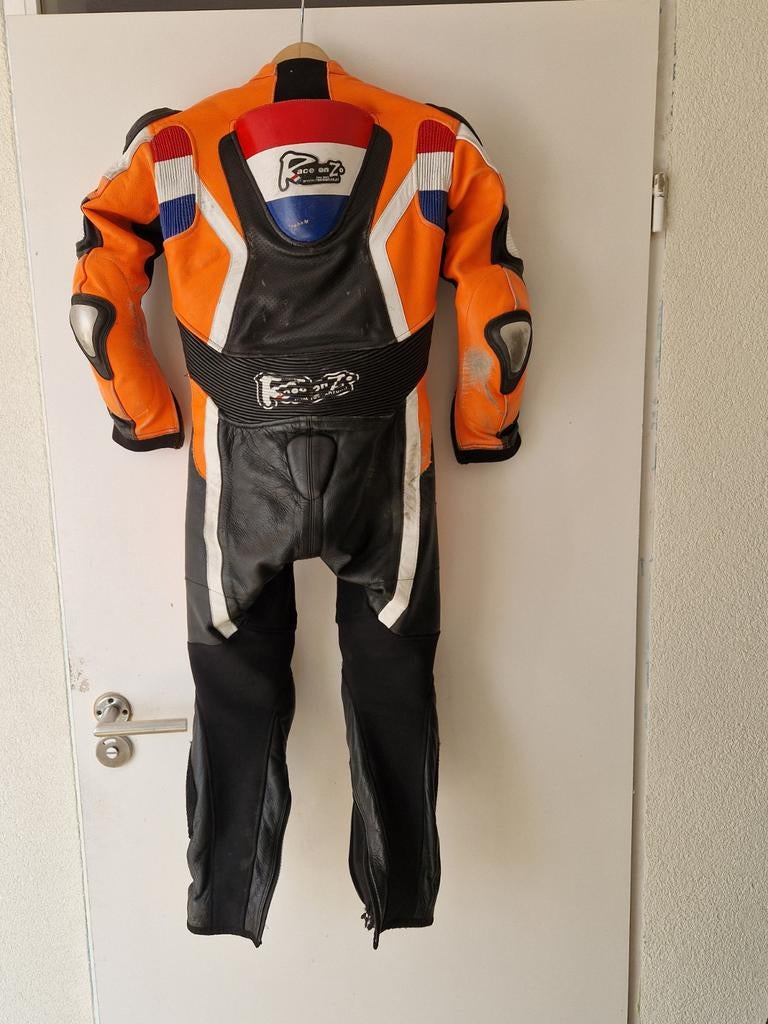 Racepak motorpak oranje/zwart - Maat 32, Motoren, Kleding | Motorkleding, Ophalen of Verzenden, Raceenzo, Tweedehands, Heren