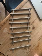 RVS handgrepen keuken , 9 stuks, Overige typen, IKEA, Zilver, Ophalen of Verzenden