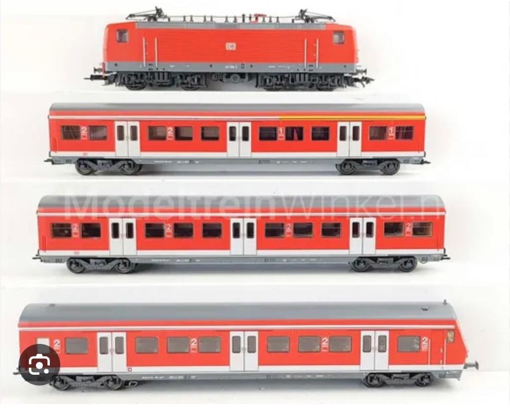 marklin 26507 DB S-bahn BR buurtverkeer met 3 rijtuigen MOOI, Ophalen, Wisselstroom, Treinset, Zo goed als nieuw