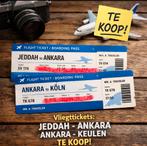 7x Vliegtickets Saudi Arabië (Jeddah) - Duitsland (Keulen), Tickets en Kaartjes, Drie personen of meer