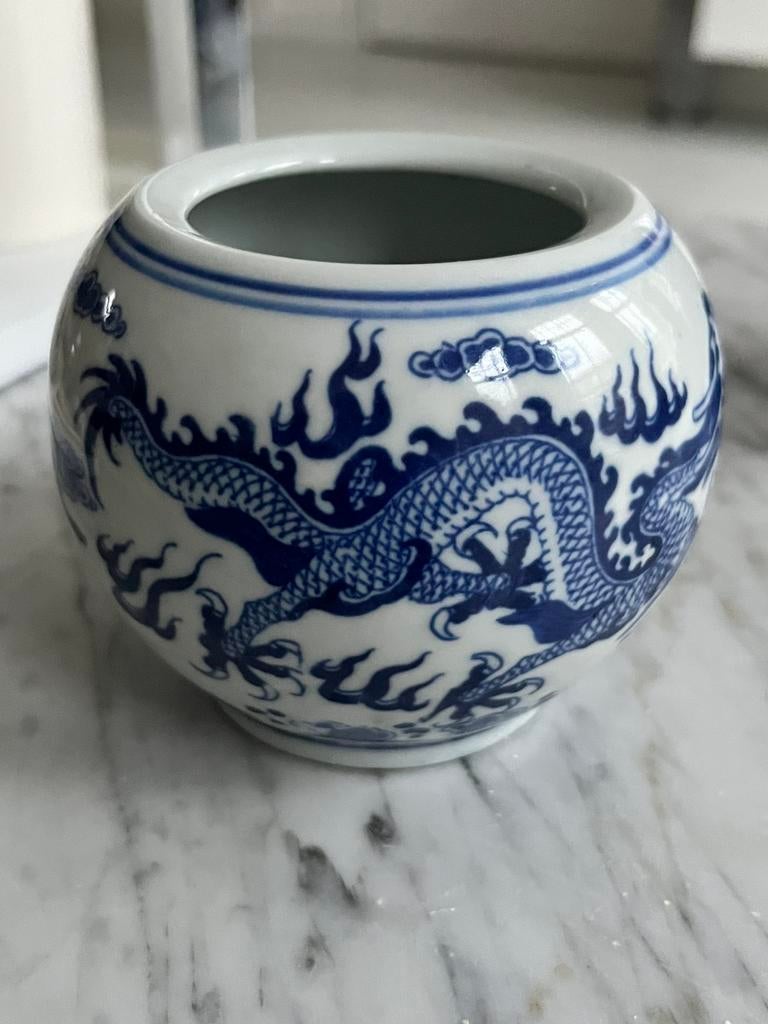 Chinese Qing Dynasty Qianlong Mark Porcelain Ginger Jar, Ophalen of Verzenden