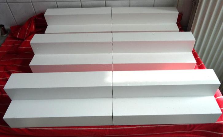 6 Verhogingen / Display's, decoratiemateriaal, Hobby en Vrije tijd, Knutselen, Gebruikt, Overige typen, Ophalen of Verzenden