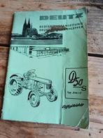 Bedieningshandleiding Deutz D50-S Trekker (origineel), Ophalen of Verzenden, Gelezen, Overige merken, Klockner-Humboldt-Deutz AG