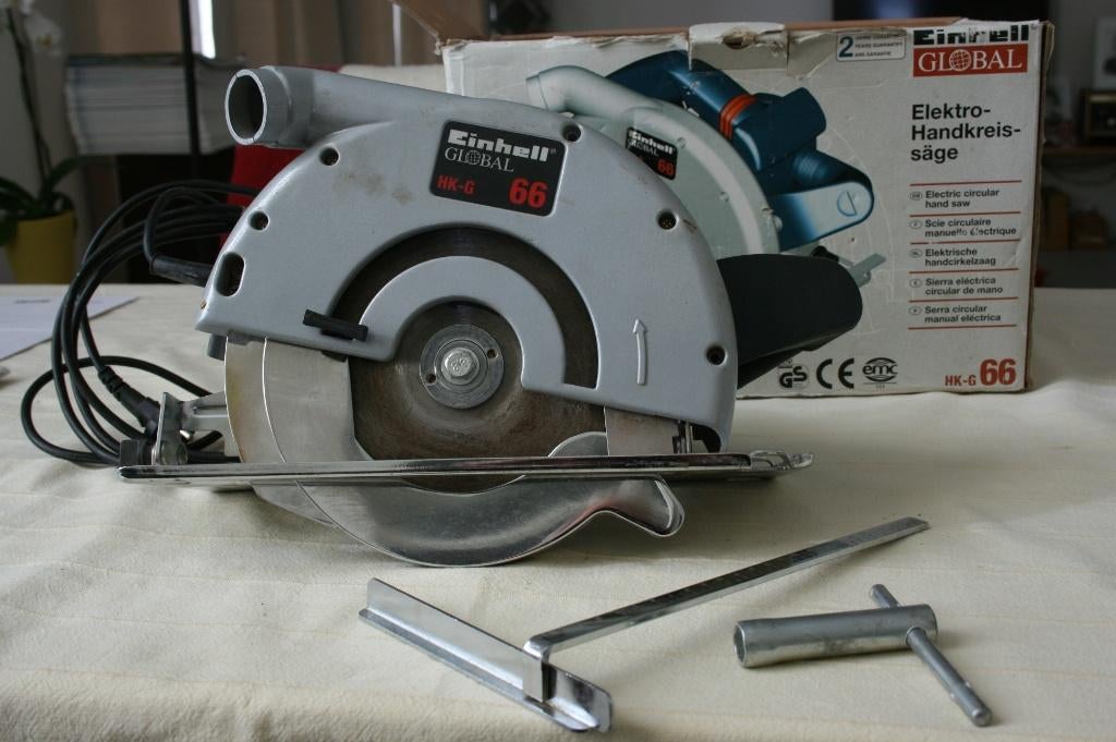 Einhell handcirkelzaag, Doe-het-zelf en Verbouw, Gereedschap | Zaagmachines, Ophalen, Gebruikt, Cirkelzaag, Einhell