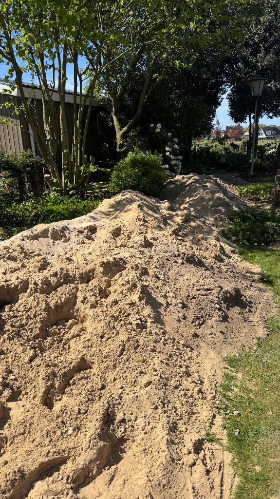 Wit zand: gratis afhalen, Tuin en Terras, Zand, Ophalen, Gebruikt, Ophoogzand