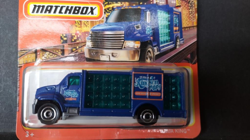 International Truck aqua 3inch Matchbox Pol, Verzenden, Nieuw, Matchbox@mattel.com, Bus of Vrachtwagen