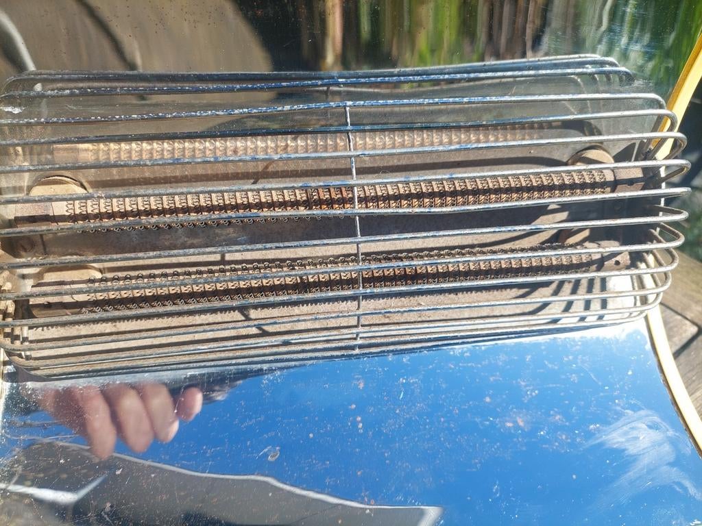 Vintage jaren 60/70 AEG straalkacheltje, Witgoed en Apparatuur, Ophalen of Verzenden, Tafelventilator
