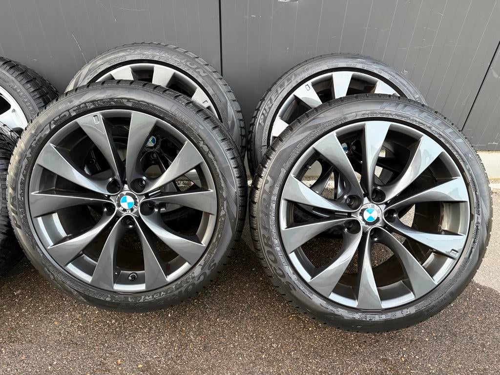 Originele BMW Style 299M 20” Inch velgen met winterbanden, Ophalen, Gebruikt, Banden en Velgen, Winterbanden