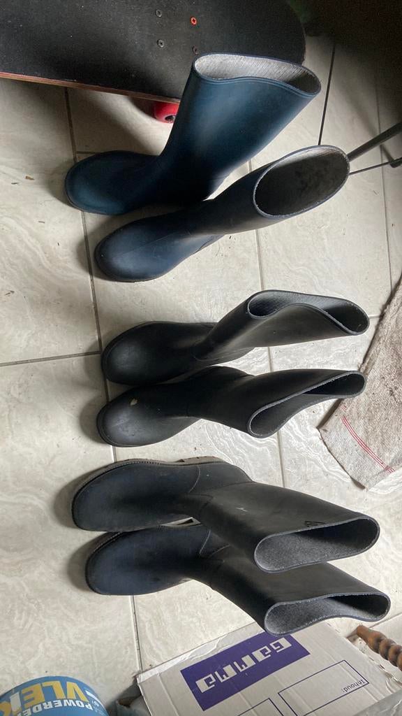 Laarzen dunlop maat 26 35 37 40 samen in één koop €10,-, Ophalen, Zo goed als nieuw, Laarzen