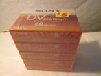 5 sony dv 60 cass, 2 t/m 25 bandjes, Overige genres, Ophalen of Verzenden, Nieuw in verpakking