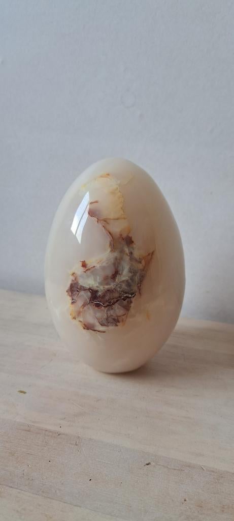 Bloemagaat eivorm, 14,5 cm hoog (!), Ophalen of Verzenden