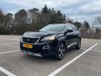 Peugeot 3008 1.2 Puretech 130pk S&S EAT 2019 Zwart, Auto's, 1295 kg, 1199 cc, Leder en Stof, Zwart