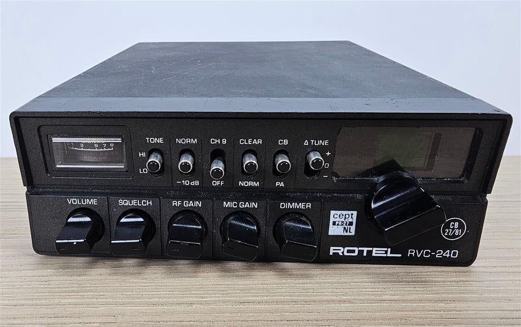 Rotel RVC-240 vintage CB-radio, Ophalen of Verzenden, Gebruikt