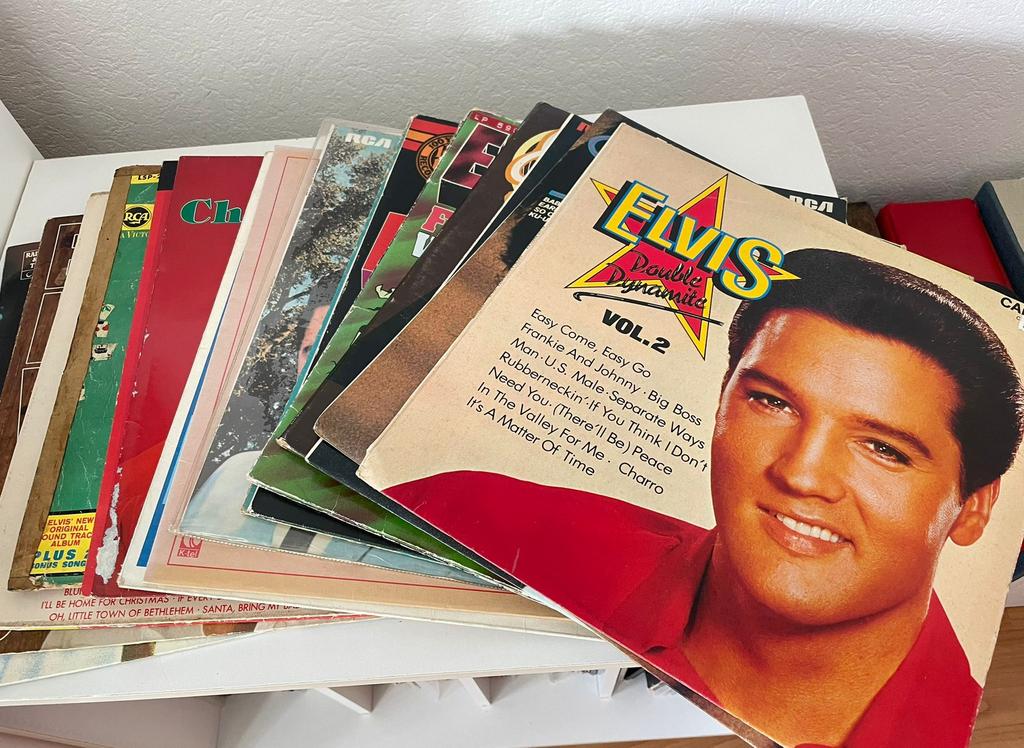 ELVIS PRESLEY vinyl LP's (verzameling), Ophalen, Gebruikt, 12 inch