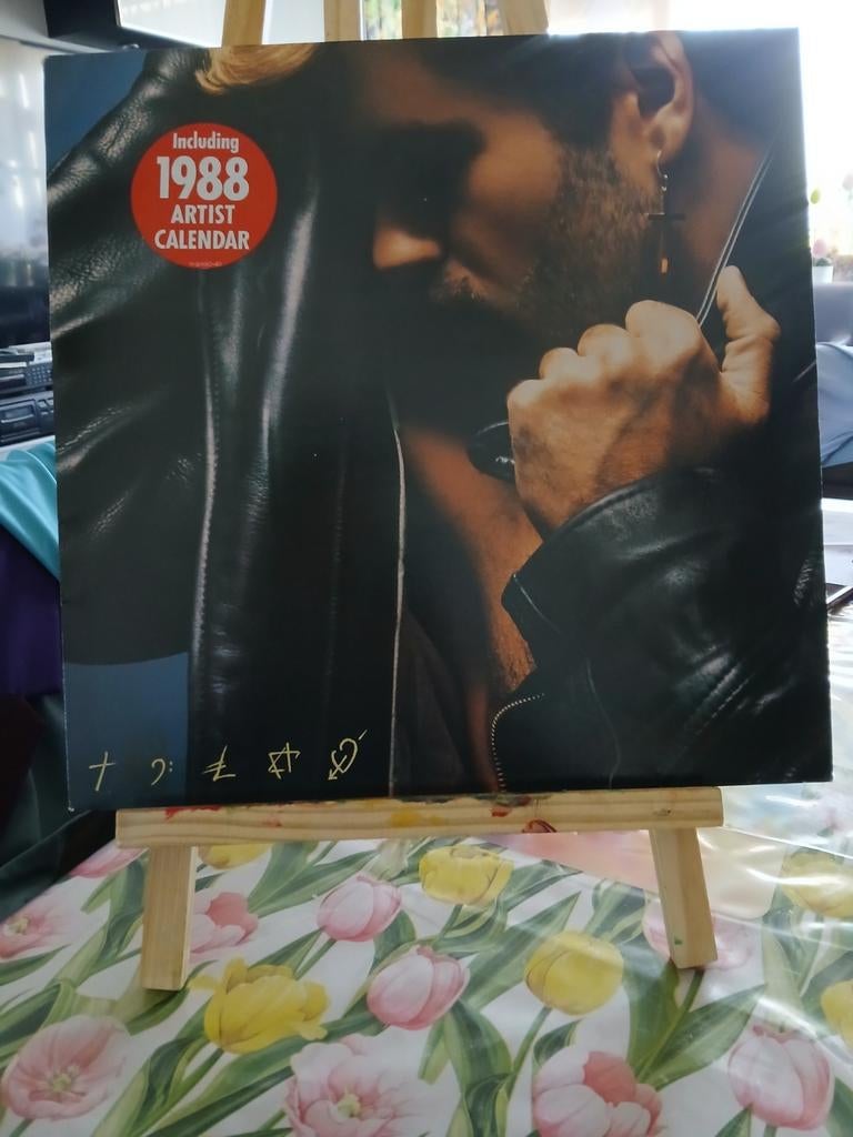 George Michael - Faith LP (incl. 1988 kalender), Cd's en Dvd's, Vinyl | Pop, Ophalen of Verzenden, 1980 - 1989, Zo goed als nieuw