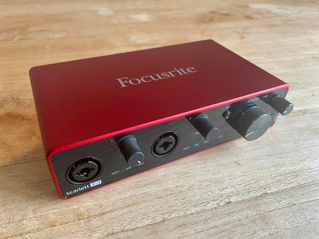 Focusrite Scarlett 4i4 3rd Gen (zgan.), Ophalen of Verzenden, Nieuw