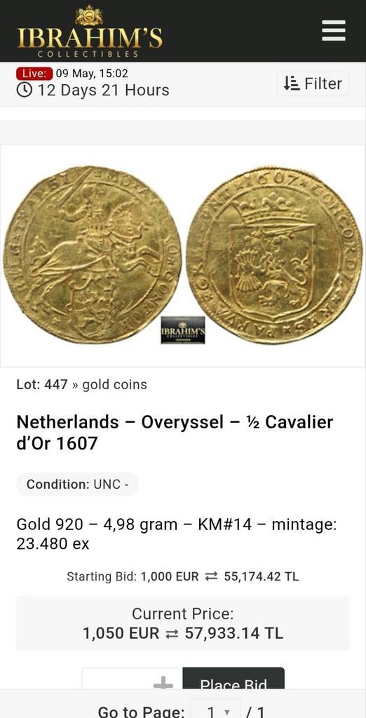 Mooie, gouden NL munten op onze veiling. Mis ze niet, Postzegels en Munten, Munten | Nederland, Ophalen of Verzenden