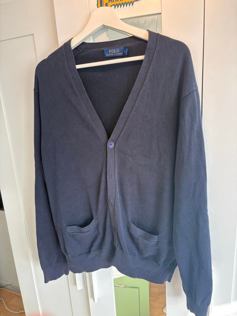 Ralph Lauren marineblauw vest dames - L, Kleding | Dames, Ophalen of Verzenden, Zo goed als nieuw, Maat 42/44 (L), Blauw