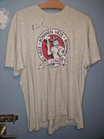 rowwen heze T-shirt - Gesigneerd! Met veel handtekeningen, Kleding | Heren, Ophalen of Verzenden, Gedragen, Grijs, Vintage