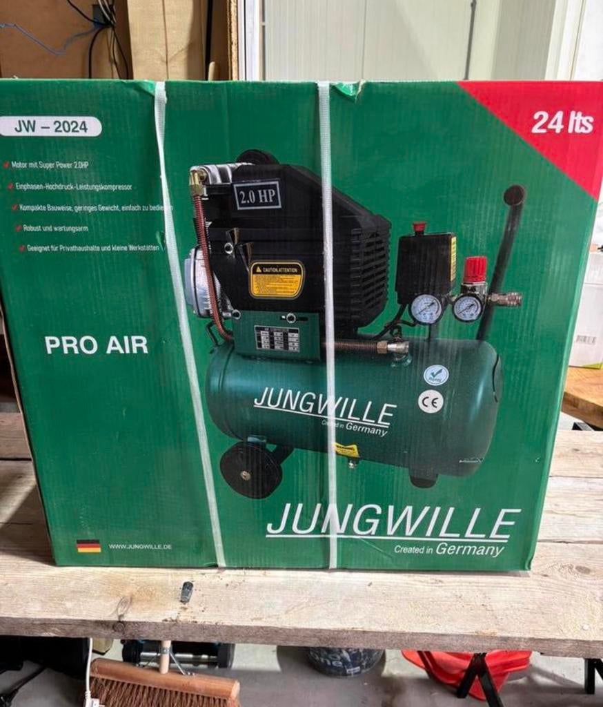 Hogedruk, Compressor, Bouwstofzuiger, Doe-het-zelf en Verbouw, Gereedschap | Overige machines, Ophalen, Nieuw