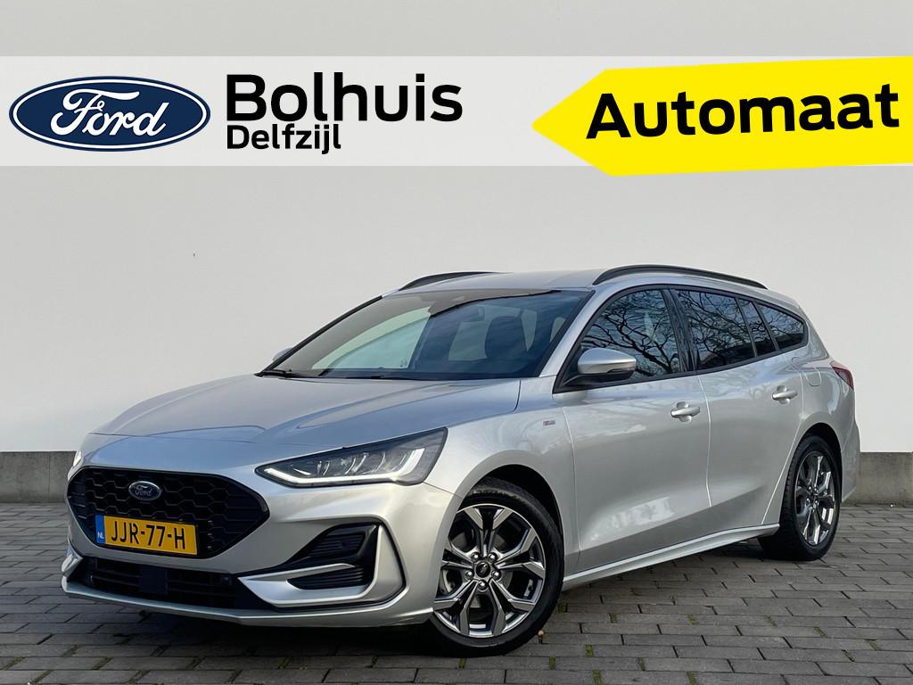 Ford FOCUS Wagon ST-Line Ecoboost 125 pk | AUTOMAAT | Winter, Gebruikt, 1404 kg, Hybride Elektrisch/Benzine, 3 cilinders