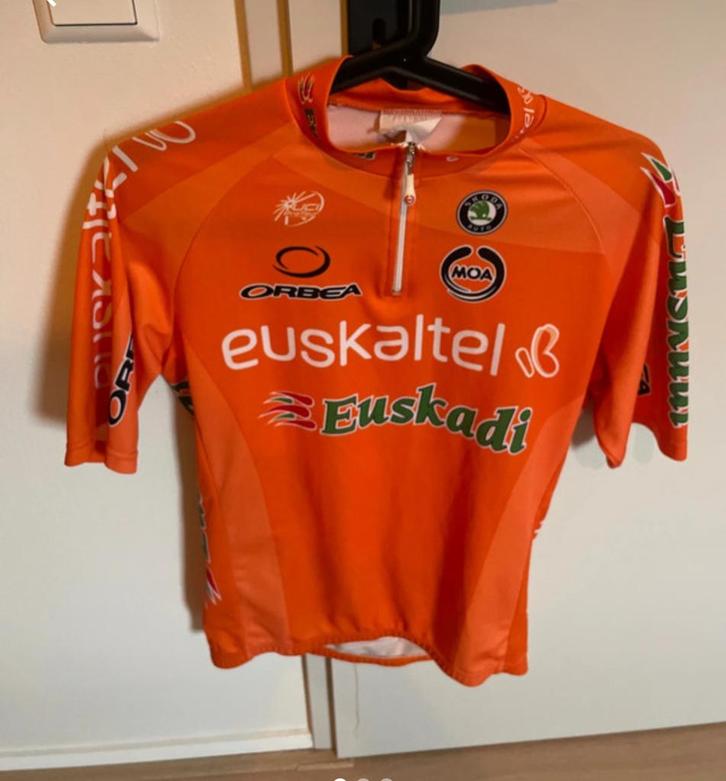 Euskaltel Euskadi Wielrenshirt MOA Maat M, Sport en Fitness, Wielrennen, Gebruikt, Kleding, Ophalen of Verzenden