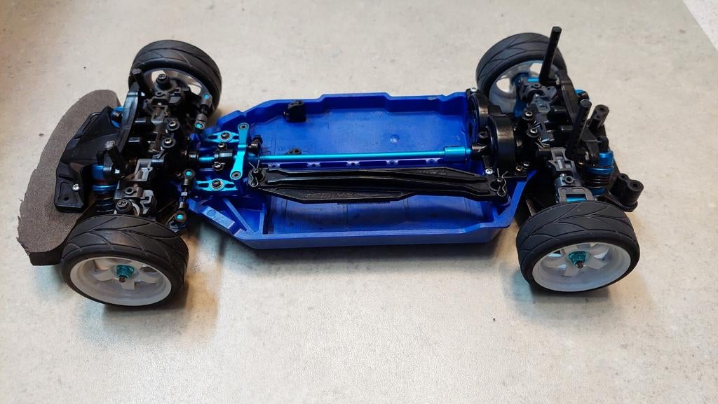 Tamiya 47382 TT-02 RR race chassis met extra opties, Hobby en Vrije tijd, Modelbouw | Radiografisch | Auto's, Ophalen of Verzenden