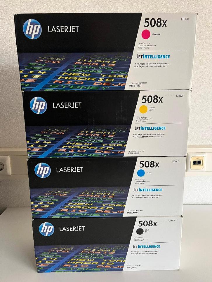 HP 508X Toner (CF360X CF361X CF362X CF363 ), Computers en Software, Printerbenodigdheden, Nieuw, Toner, Ophalen