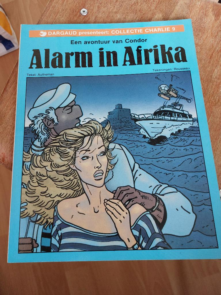 Collectie Charlie 9, een avontuur van Condor alarm in Afrika, Boeken, Eén stripboek, Ophalen of Verzenden, Zo goed als nieuw