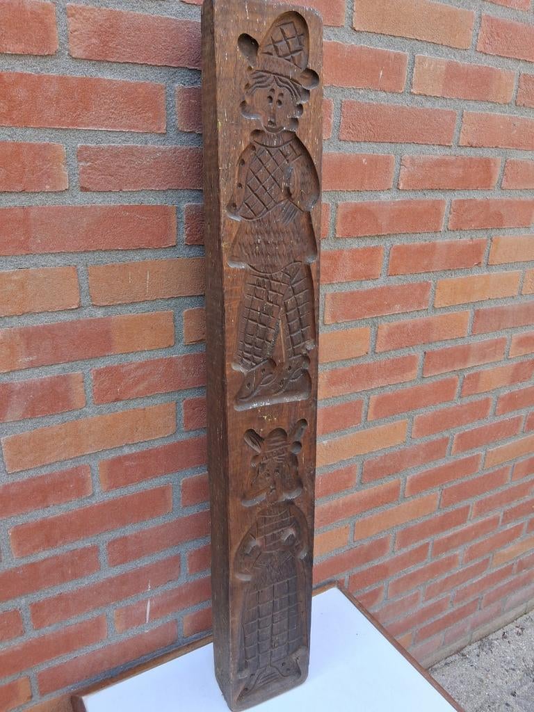 Antiek grote  speculaasplank  88.5 cm, Ophalen of Verzenden