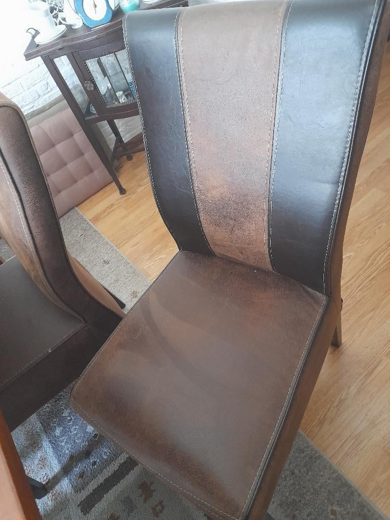 Eettafel en stoelen, Ophalen, Gebruikt, 50 tot 100 cm, Vijf personen of meer