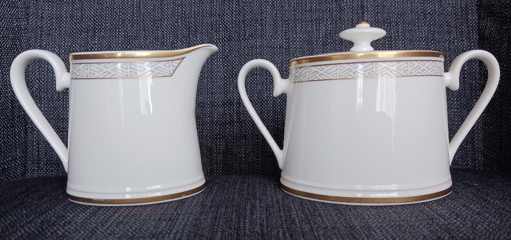 Villeroy en Boch Kimono roomkannetje en suikerpotje, Ophalen, Gebruikt, Overige typen, Overige stijlen