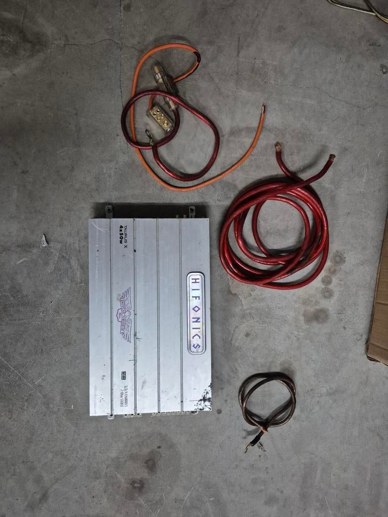 Hifonics versterker+jbl bass hub pro, Auto diversen, Autospeakers, Ophalen