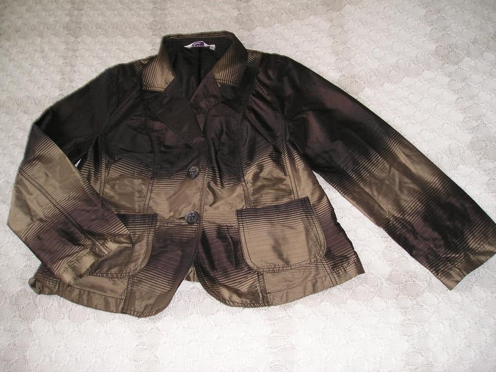 apart bruin jasje Promiss maat 44, Kleding | Dames, Jasjes, Kostuums en Pakken, Ophalen, Promiss, Bruin, Maat 42/44 (L)