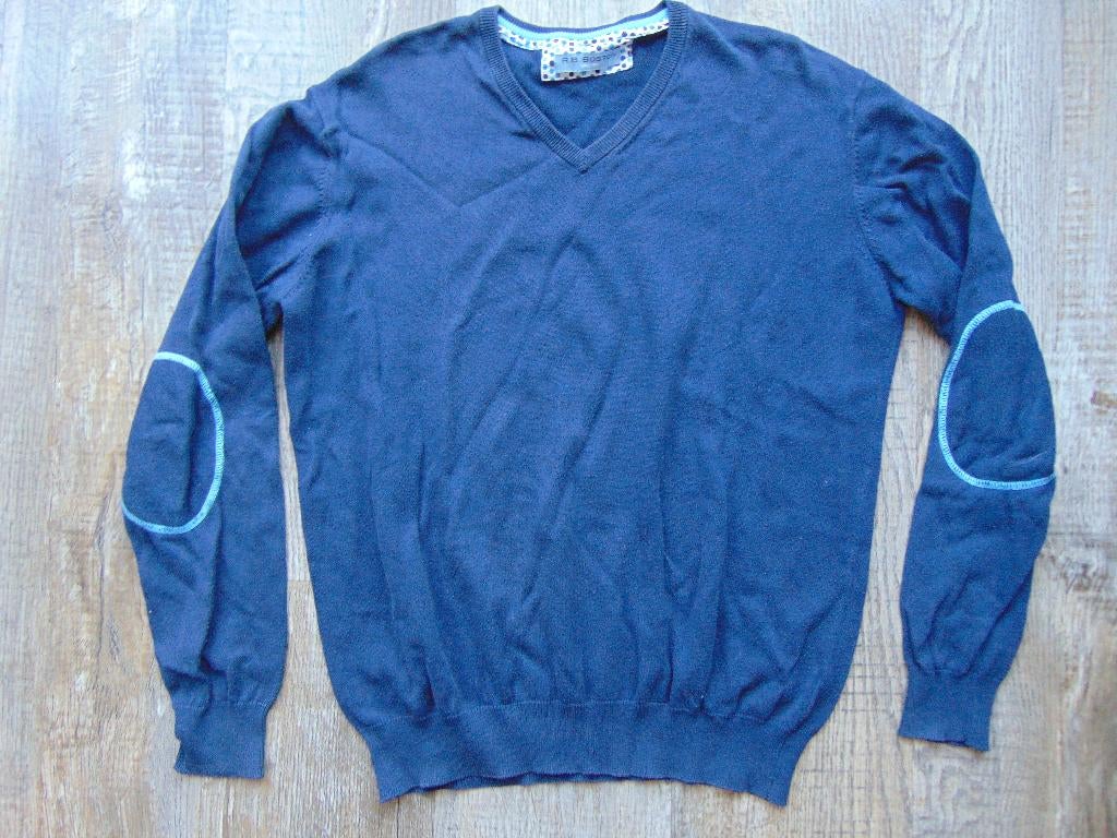 R.B. Boston pullover trui donker blauw maat S truitje, Blauw, Ophalen of Verzenden, Zo goed als nieuw, R.B. Boston