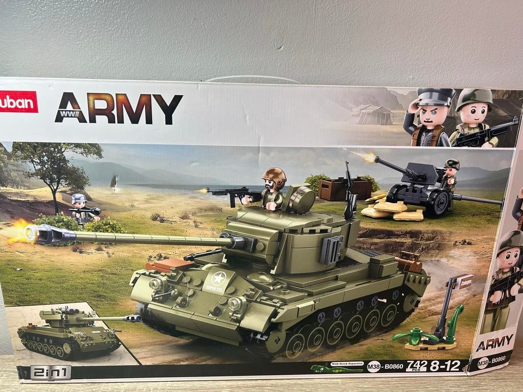 Sluban M38-B0860 Tank - 99,9% compleet, Ophalen of Verzenden, Zo goed als nieuw, Overige merken