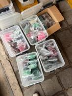 Dozen vol glaskralen crackle, Ophalen, Zo goed als nieuw, Kraal