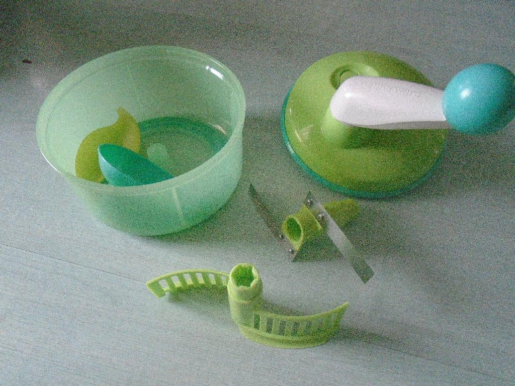 slagroommolen, tupperware, Ophalen of Verzenden, Zo goed als nieuw, Groen, Overige typen
