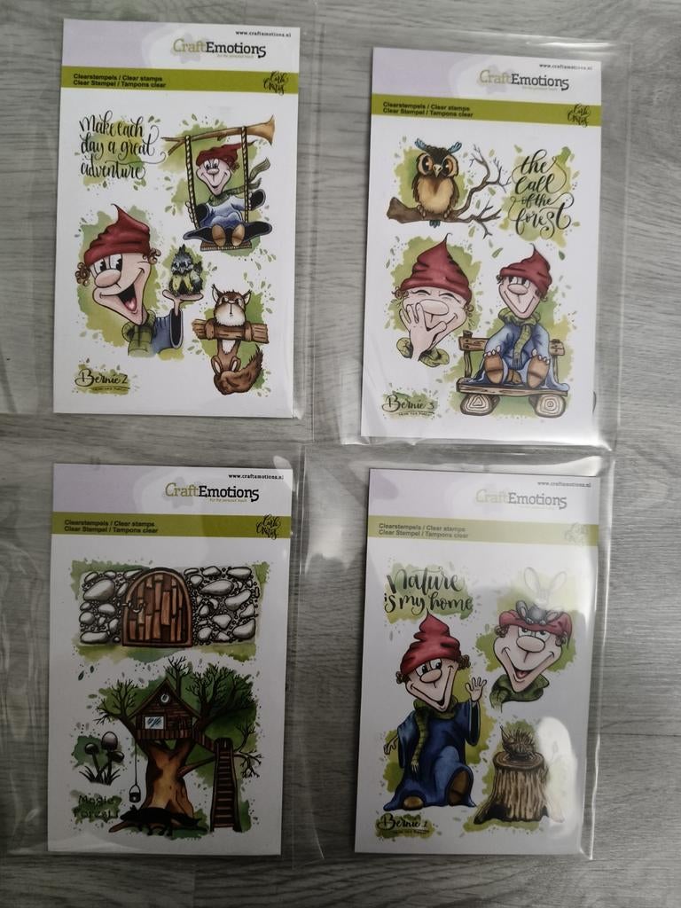 Craft Emotions clear stamps, Ophalen of Verzenden, Nieuw, Clearstamp
